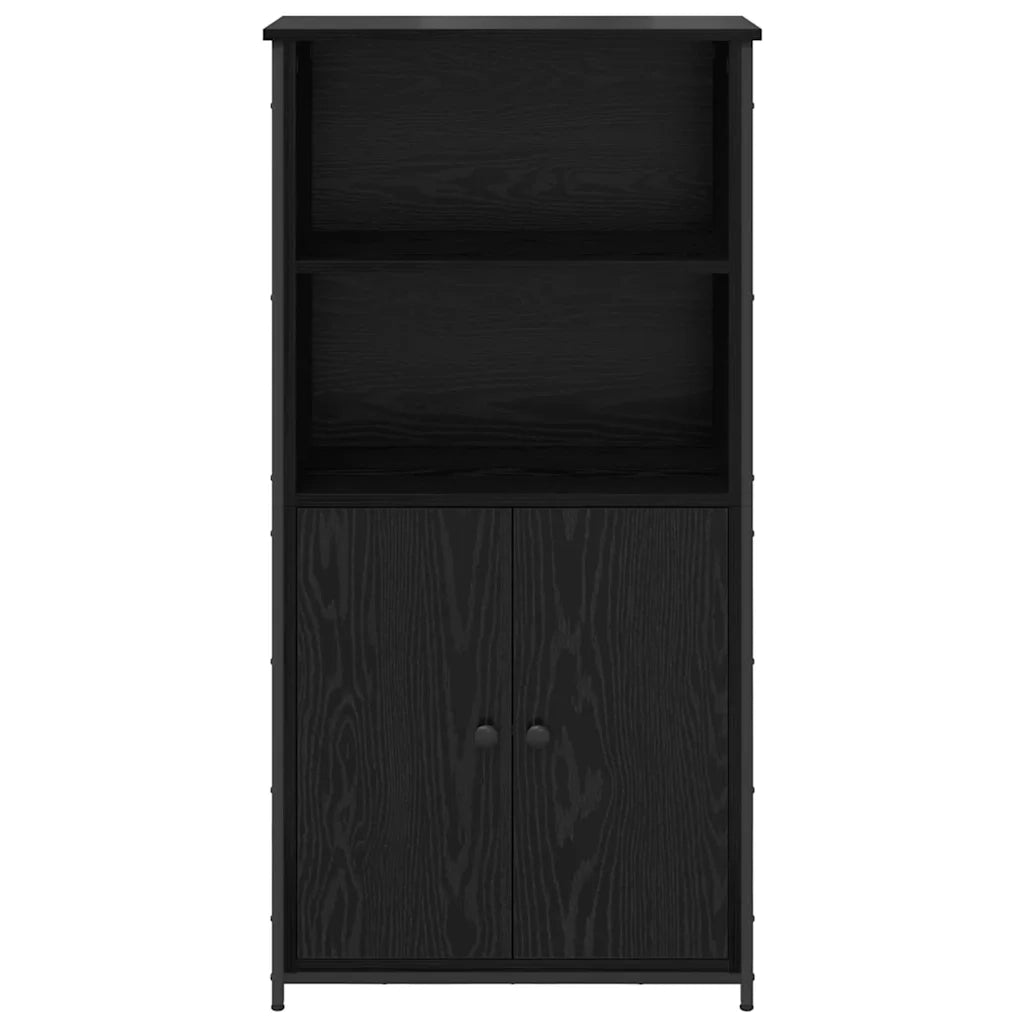 Credenza Rovere Nero 62 x 36 x 121,5 cm Legno multistrato 882256