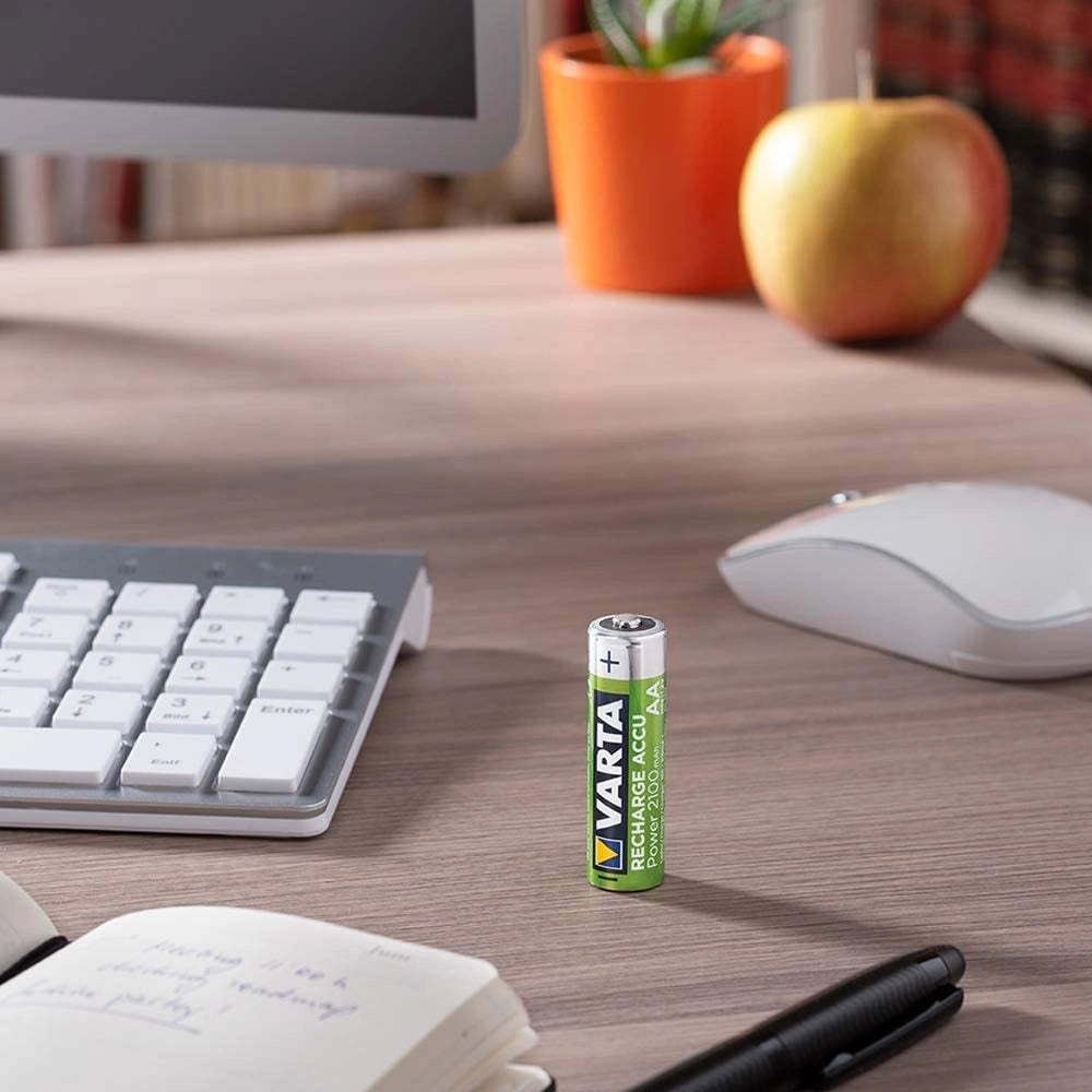 Trade Shop - 2 Pile Varta Stilo Batterie Aa Alkaline Ricaricabili 2100mah Nimh Hr6 1.2v Accu -