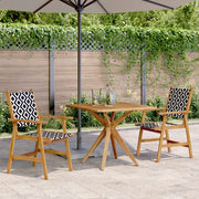 Set da Pranzo per Giardino 3 pz in Legno Massello di Acacia 3283574