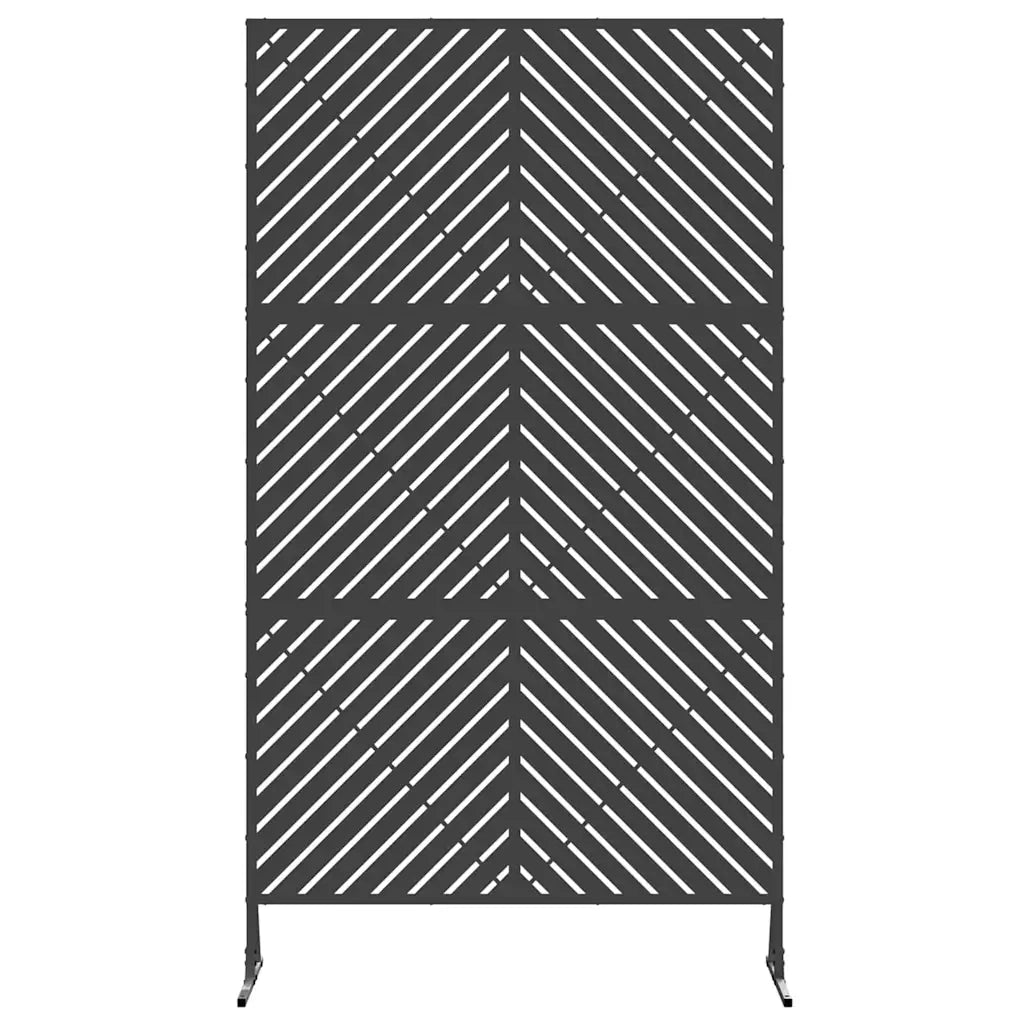 Schermo per Privacy Nero 100 x 50 x 180 cm Acciaio CFW4063179