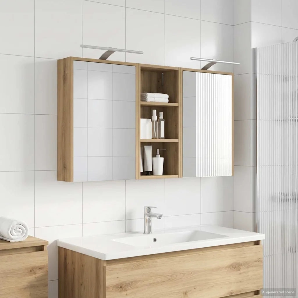 Set di Armadi da Bagno 3 pcs 116 x 16 x 62,5 cm 3403823