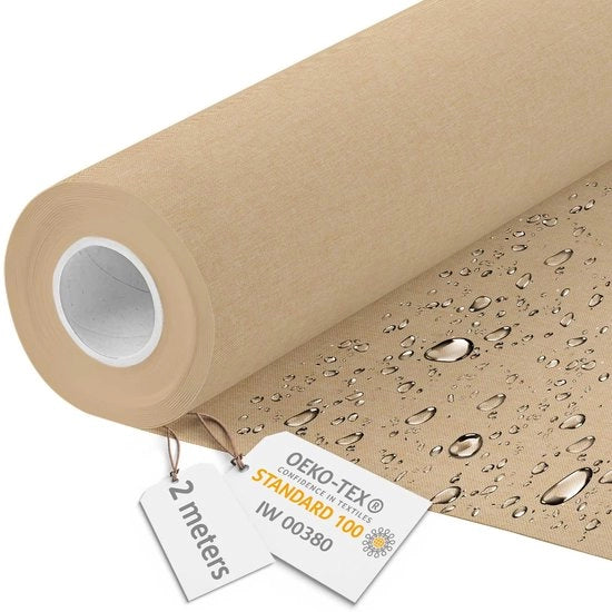 Telaio Acquapazza - Tessuto per metro, Imitazione Pietra 160 cm Largo - Tessuto impermeabile 220 g/m2 600D - Tessuto Luogo Acquapazza per metro, Sabbia del Deserto 2M