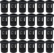 Supporto LED a 5mm - 100 pezzi - Diodo Emitter di Luce - Montaggio - Pannello di Visualizzazione - Base Nera - Fusto di Lampada