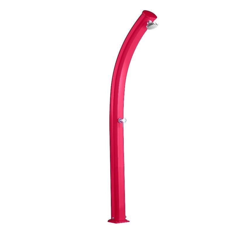 Doccia Tradizionale In Alluminio Jolly Con Miscelatore Colore Rosso Cv-A505/3027