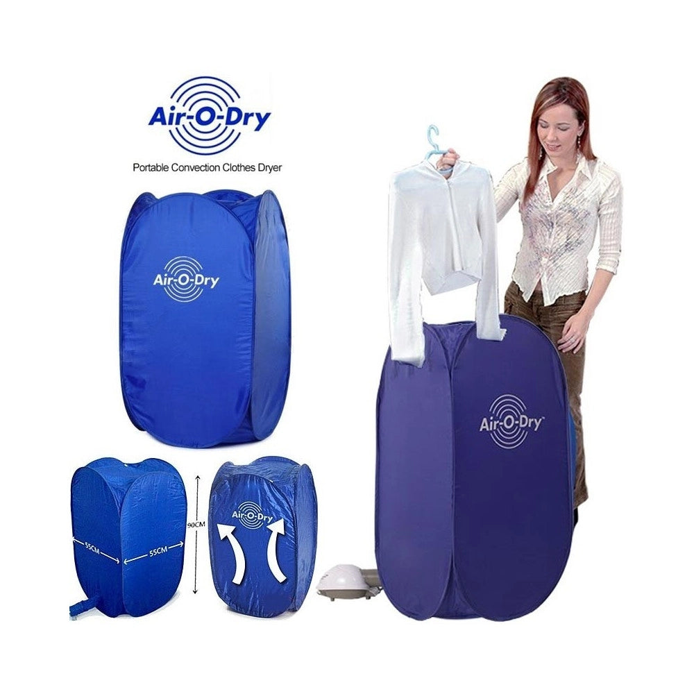Trade Shop - Asciugatrice Biancheria Elettrica Box Asciugabiancheria Stendino Portatile Casa -