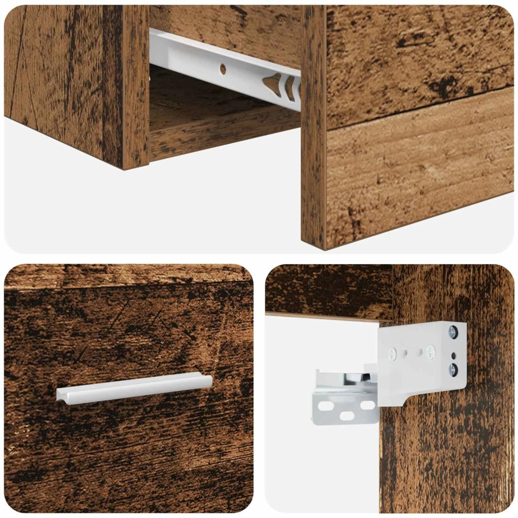Set di mobili per il bagno Legno antico Legno ingegnerizzato 3404388