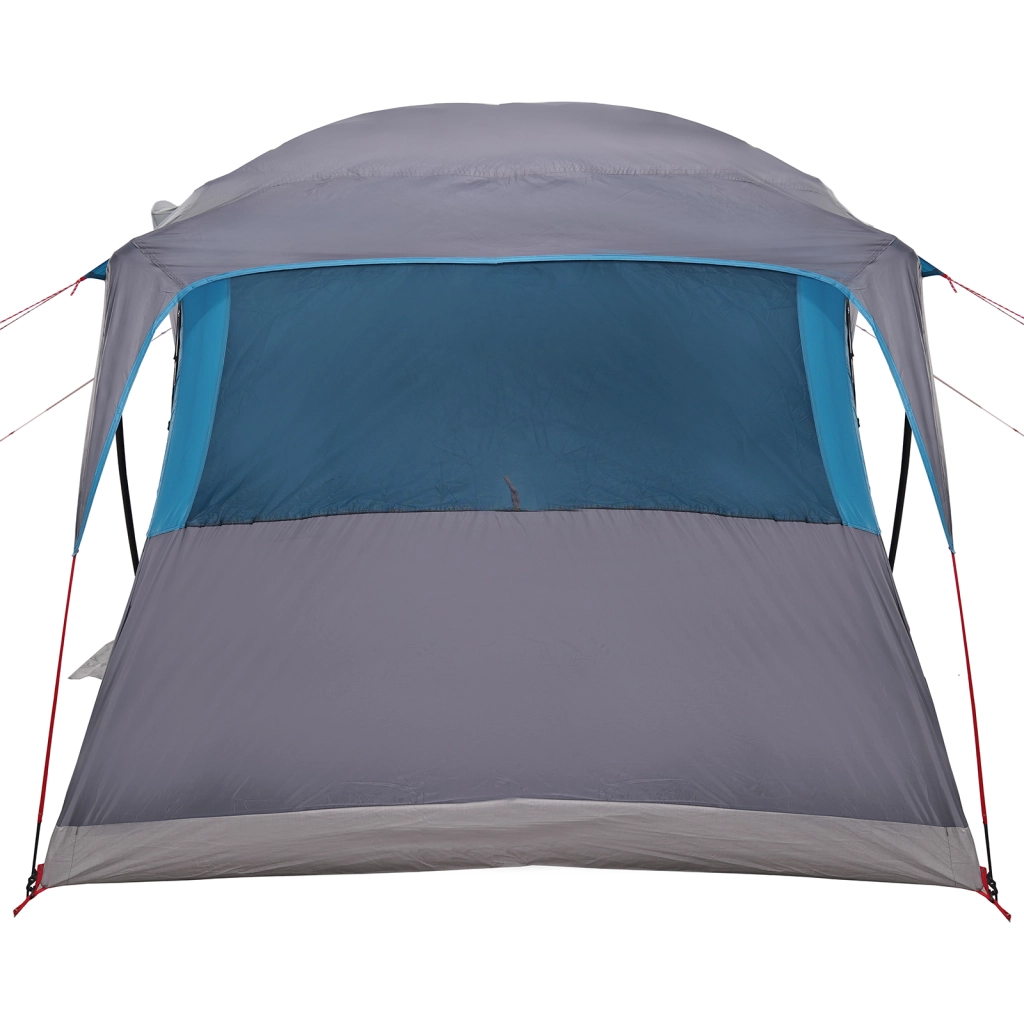 Tenda familiare con finestre Dome blu impermeabile per 10 persone