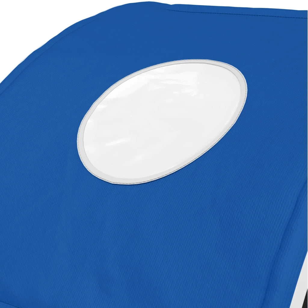 Tunnel per Letto 2 pcs Blu 211 x 67.5 x 2 cm Poliestere 893710