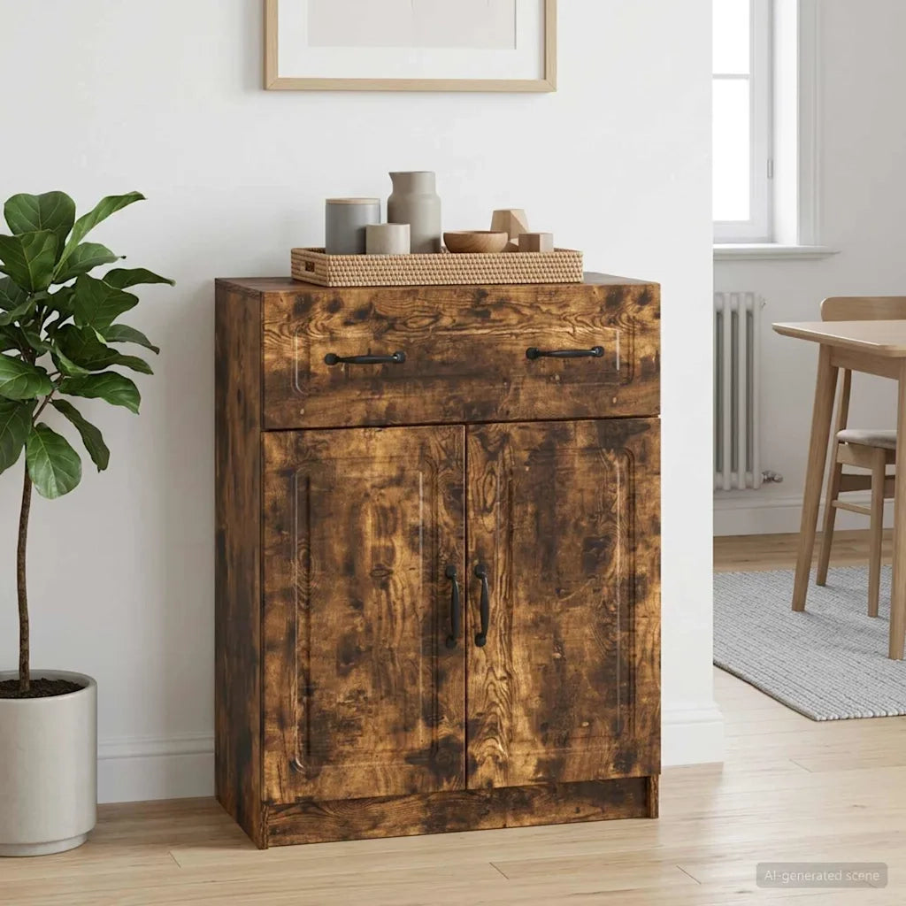 Credenza Rovere Fumo 66 x 34,5 x 87 cm Legno ingegnerizzato 895790