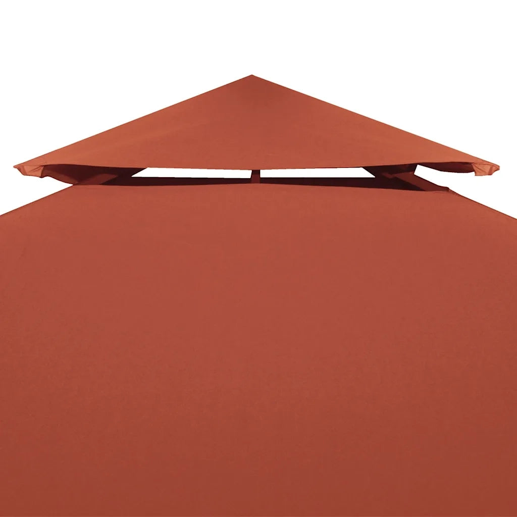 Copertura Superiore Gazebo a 2 Strati 310g/mÂ² 4x3m Terracotta cod mxl 68319