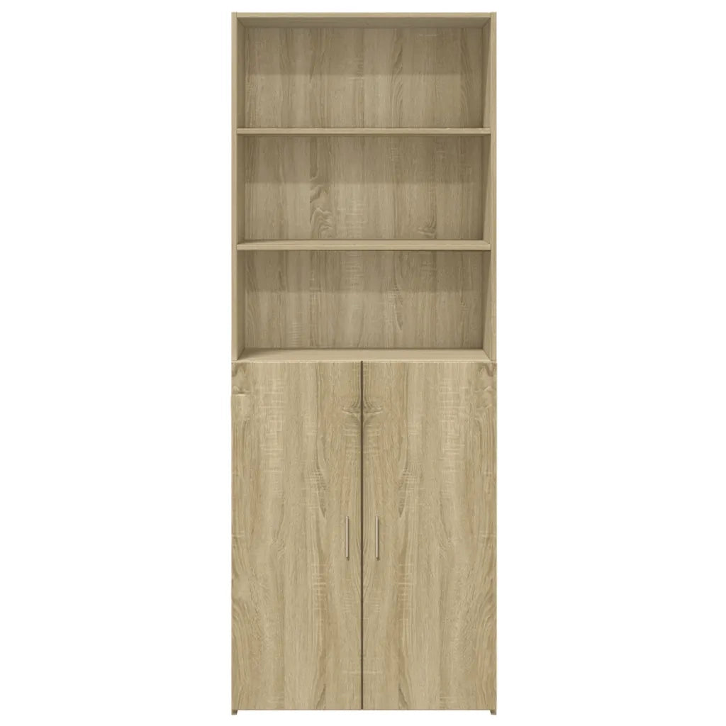 Credenza | Madia | Buffet da pranzo | Armadio da pranzo Rovere Sonoma 70x42,5x185 cm in Legno Multistrato
