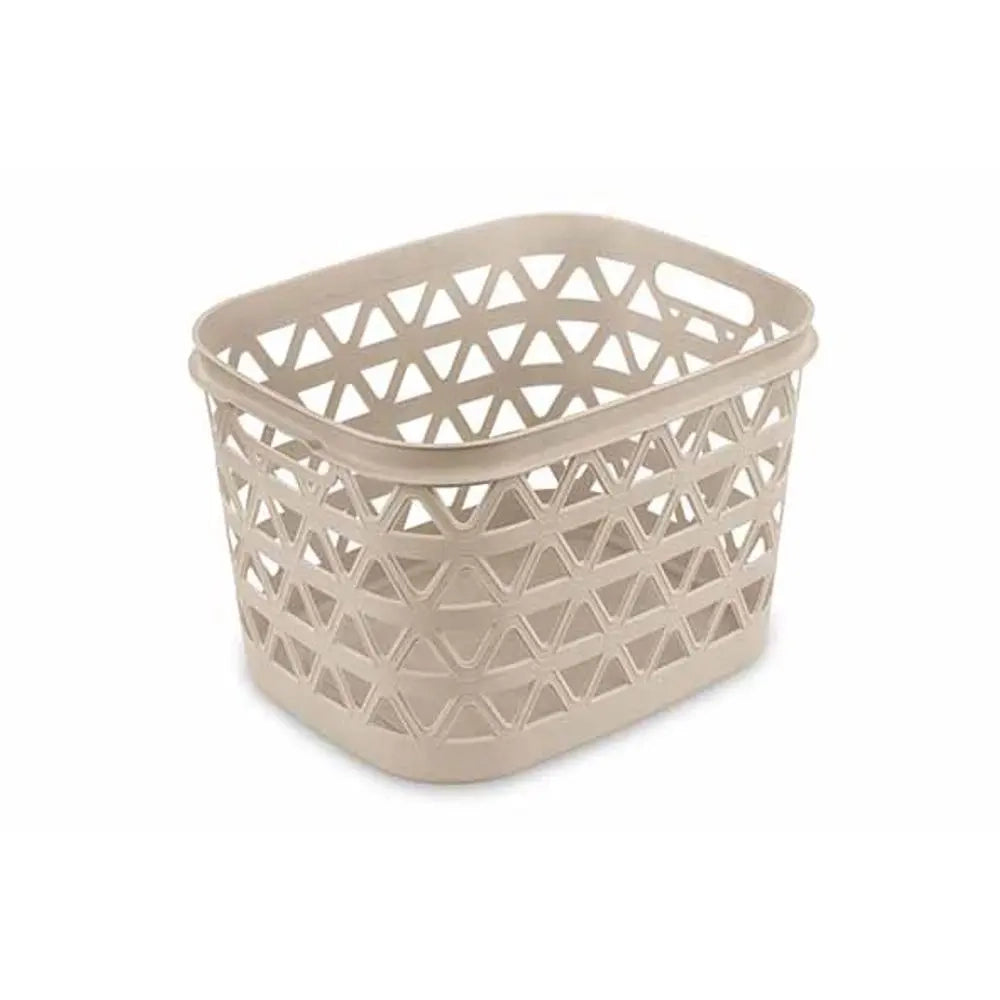 Cesta portabiancheria Oceana bianca 30l cm 42,6x34,6x27,1 h