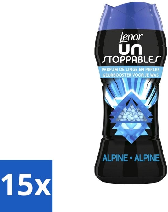 15 x Detersivo per Lavatrice Unstoppables - Perle di Profumo - 224 g - Perle di Profumo - Detersivo per Lavatrice - Freschezza - Profumo - Detersivo per Lavatrice - Intensificatore di Profumo