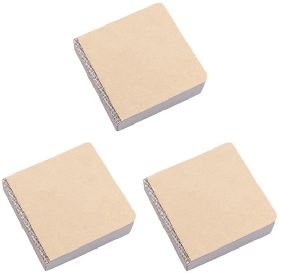 Set di schizzi portatile - 3 pezzi - Quaderno di schizzi - 58 pagine - 200 g/m² - 8 x 8 cm compatto