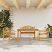 Set da Pranzo per Giardino 4 pz in Legno Massello di Teak 3157938