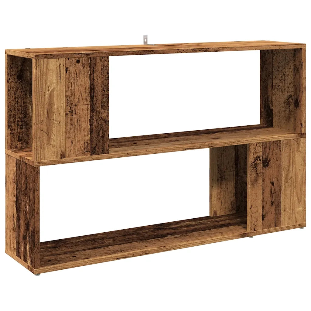 Libreria-Scaffale per Libri-Mobile di Stoccaggio Legno Antico 100x24x63 cm in Truciolato