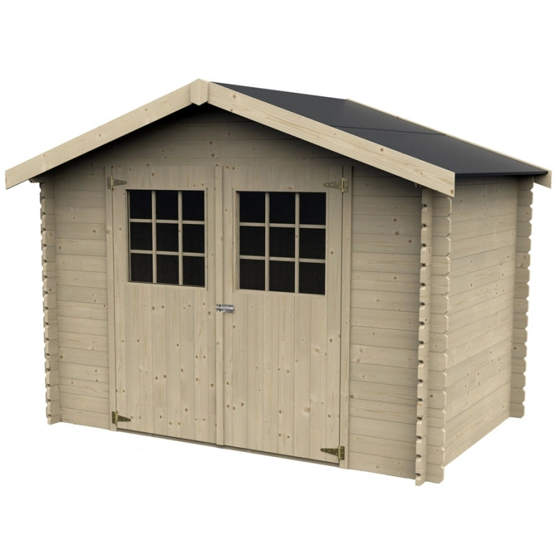 Casetta da giardino in legno TAIGA 3,17 x 2,13 x h 2,32 m