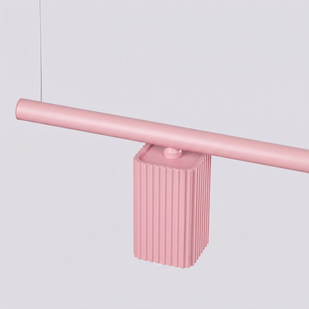 Lampadario RAYO 4 rosa