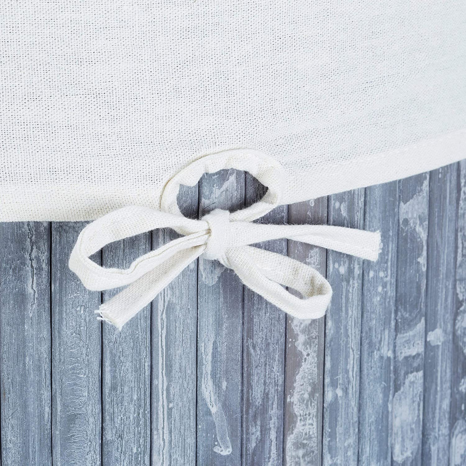 Portabiancheria pieghevole pieghevole con borsa triangolare 65 cm grigio bambù 13_0001902_5