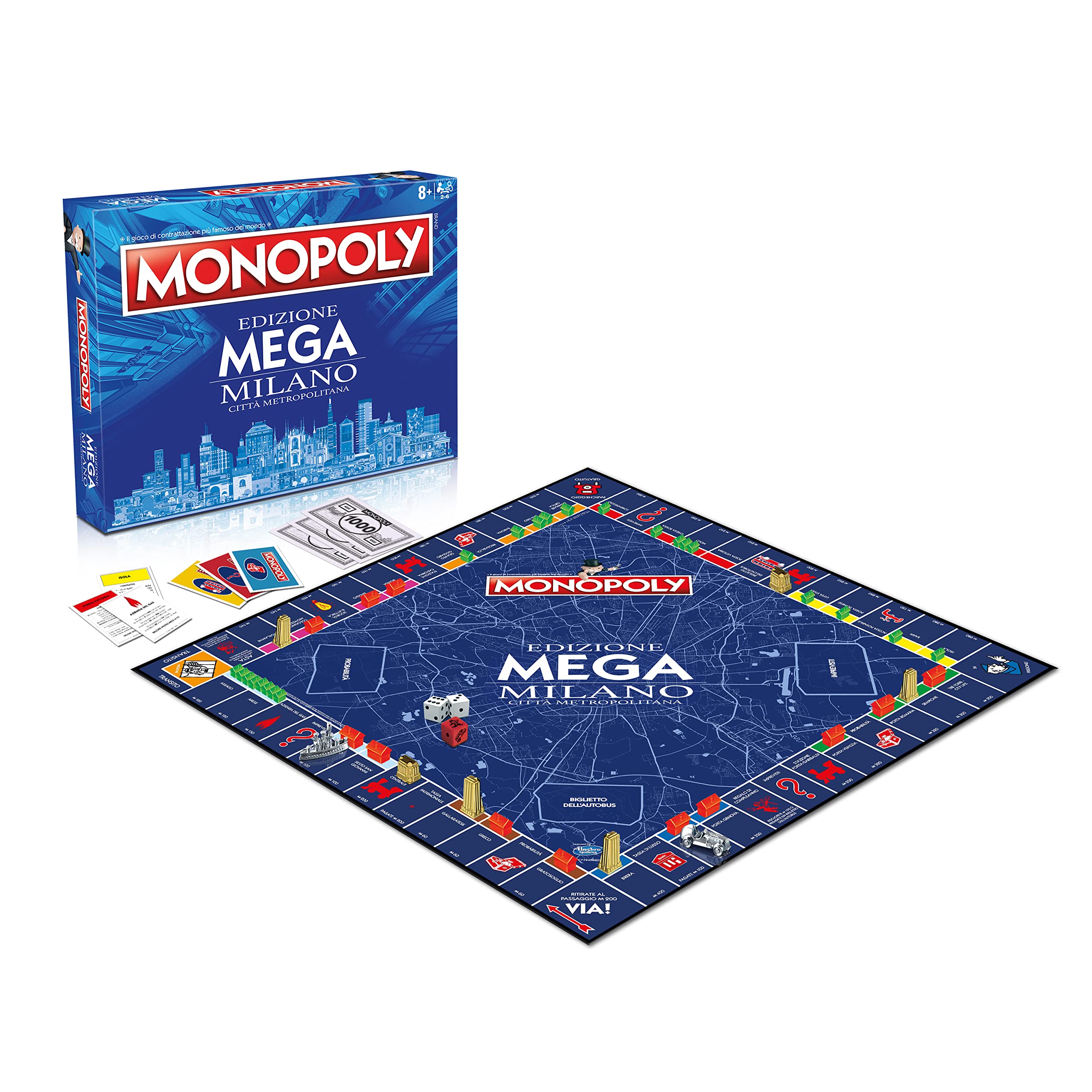 Monopoly: Winning Moves - Edizione Mega Milano Citta' Metropolitana