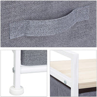 Mensola con cassetti in tessuto 76 cm grigio 13_0002581_2