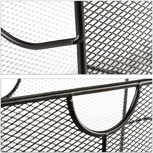 Portariviste in rete metallica portariviste in rete intrecciata 39 cm nero 13_0002229_2