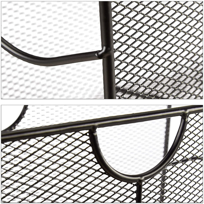 Portariviste in rete metallica portariviste in rete intrecciata 39 cm nero 13_0002229_2