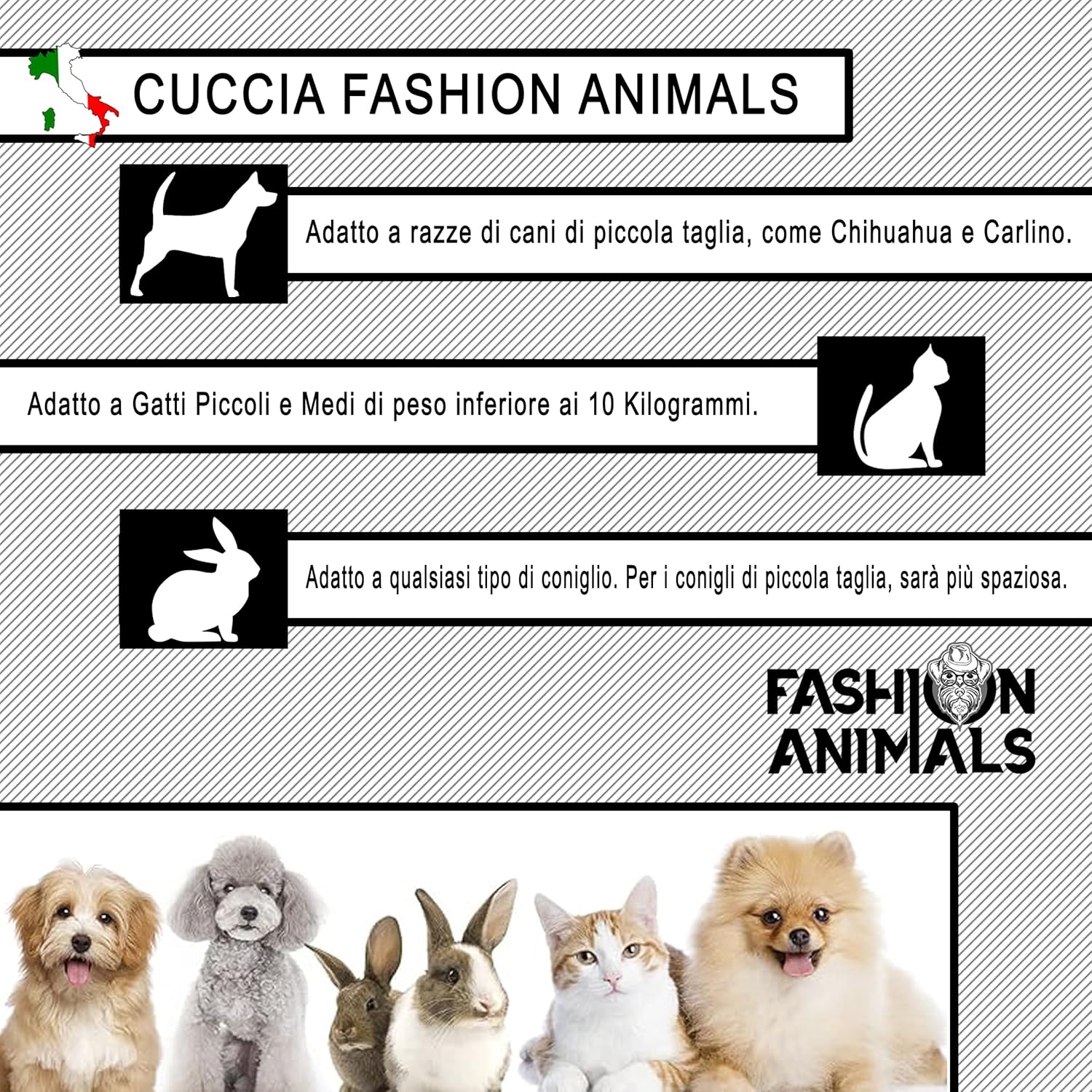 Cuccia Premium per cani e gatti - Letto morbido e confortevole - Base antiscivolo - Resistente e Facile da lavare (with ears-Beige)