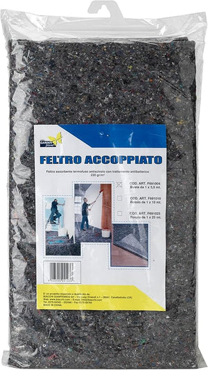 F691004 - Feltro accoppiato con antiscivolo 1x3 m
