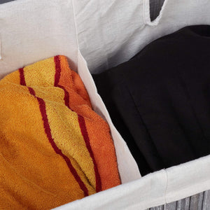 Cesto portabiancheria cesto 2 scomparti con sacco 95 litri bambù grigio 13_0001904_5