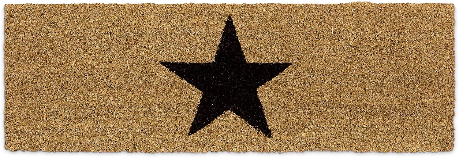 Zerbino tappetino porta d'ingresso stella piede asciugamano fibre naturali di cocco 13_0001827