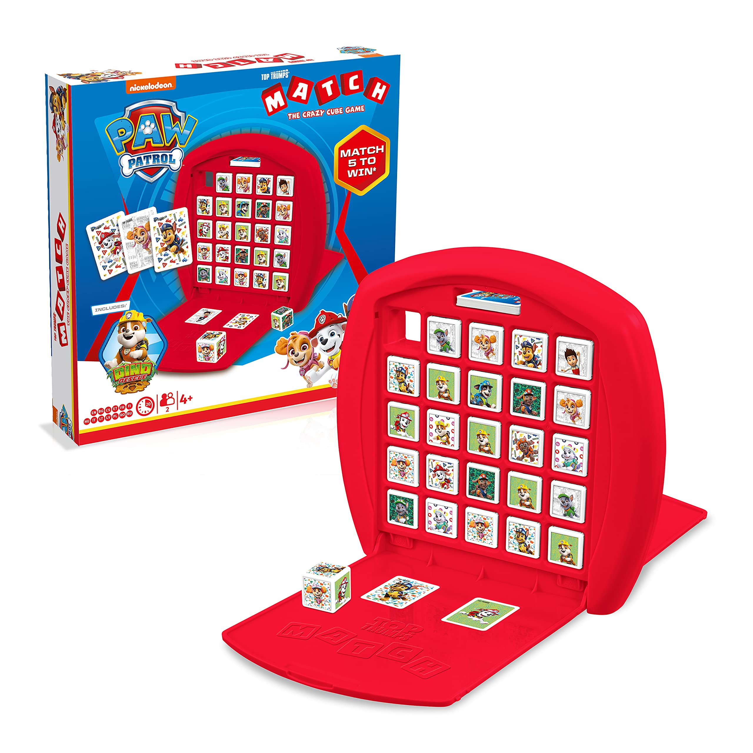 TOP TRUMPS MATCH - PAW PATROL - RED
