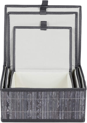 Set di 3 cestini portaoggetti decorativi in ​​bambù grigio 13_0002491_4