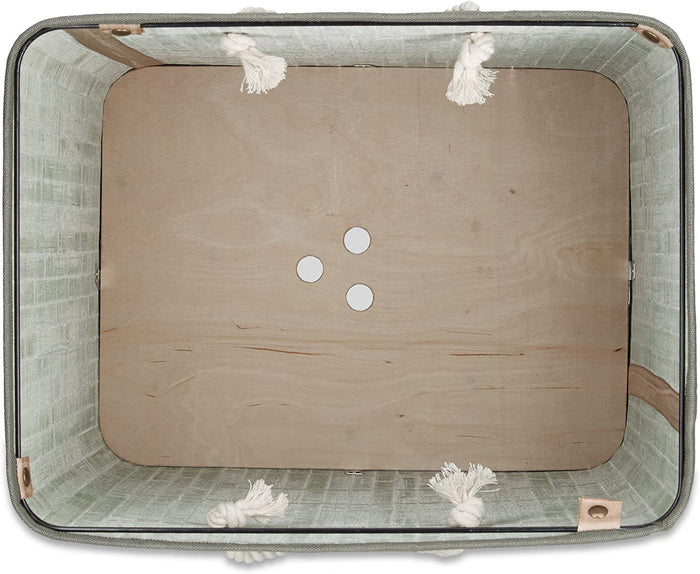 Portabiancheria rettangolare con sacco in cotone 65,5 cm verde bambù 13_0001905_9