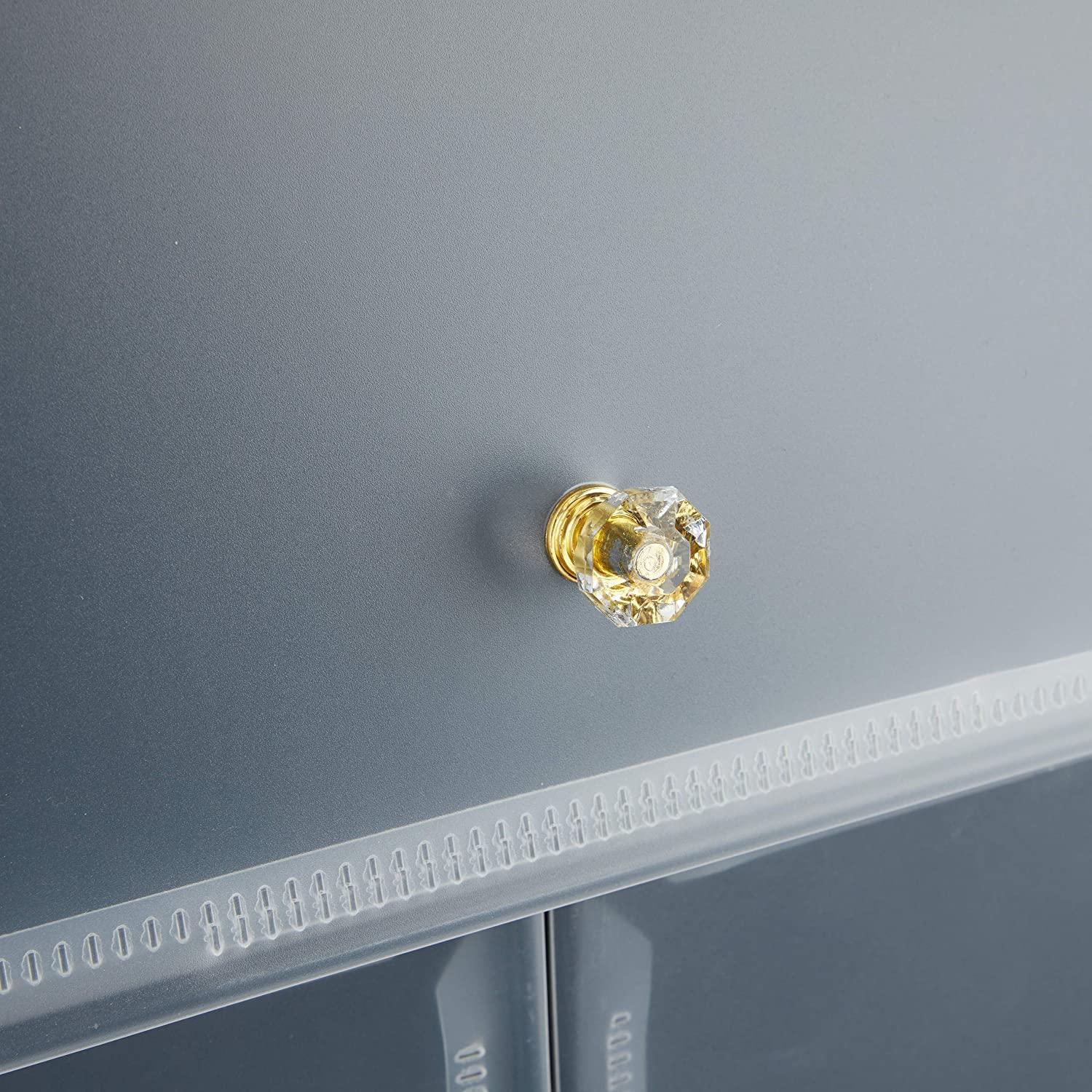 Scarpiera in plastica sistema con 6 ripiani per armadietti 24 paia nero 13_0000254_2