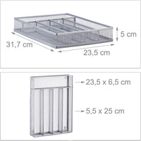 Portaposate portaposate vassoio rete acciaio metallo argento 13_0002382