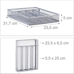 Portaposate portaposate vassoio rete acciaio metallo argento 13_0002382