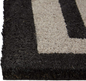 Zerbino tappetino porta d'ingresso asciugamano lungo piede fibra di cocco tappeto grigio 13_0001876_2/2