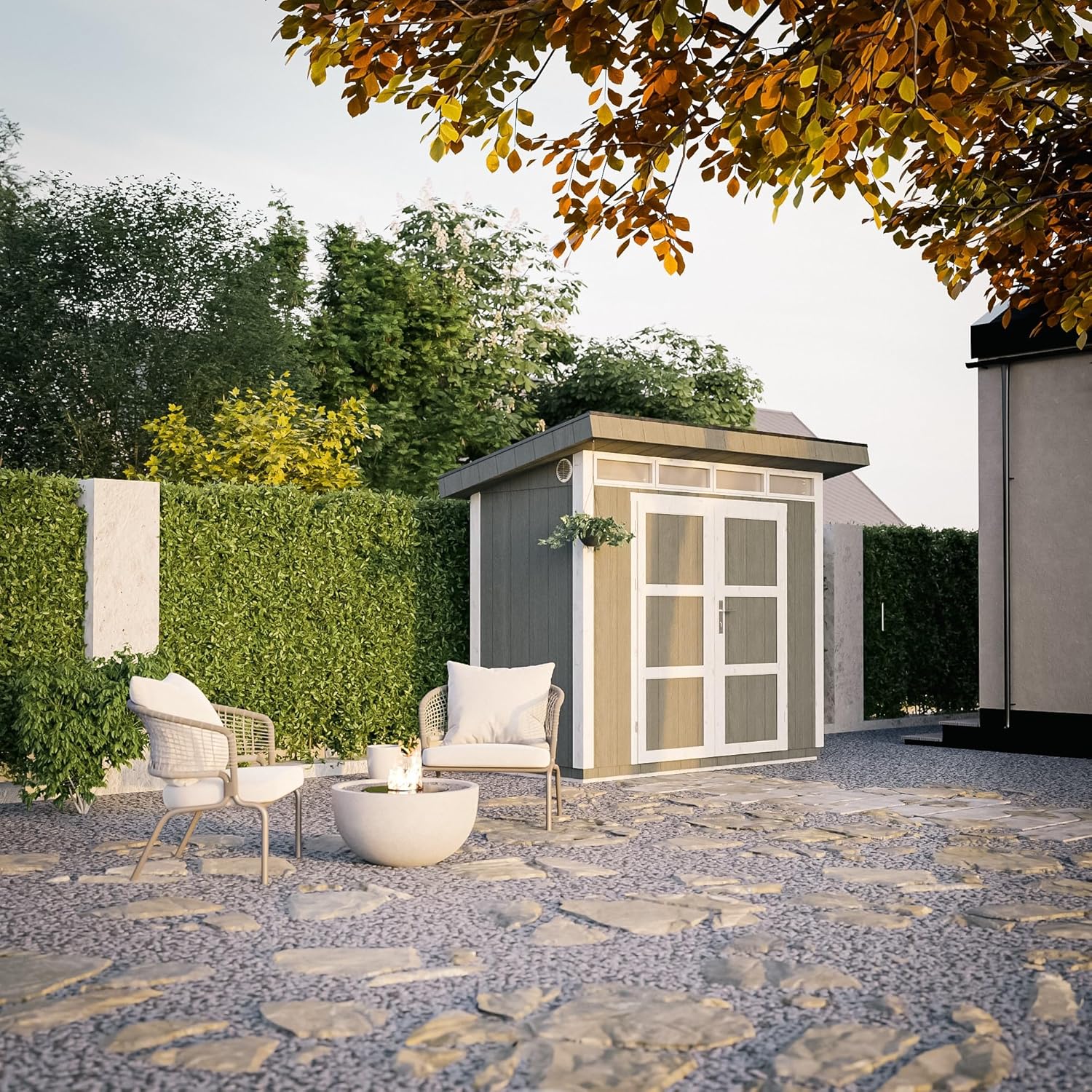 Casetta da Giardino di QUALIT? PREMIUM 3m?²-L161xW294cm - TIMBELA M901A