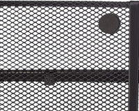 Portariviste in metallo portariviste portariviste 4 scomparti sala attesa nero 13_0002192_2