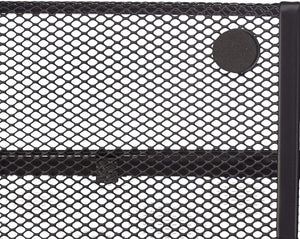 Portariviste in metallo portariviste portariviste 4 scomparti sala attesa nero 13_0002192_2