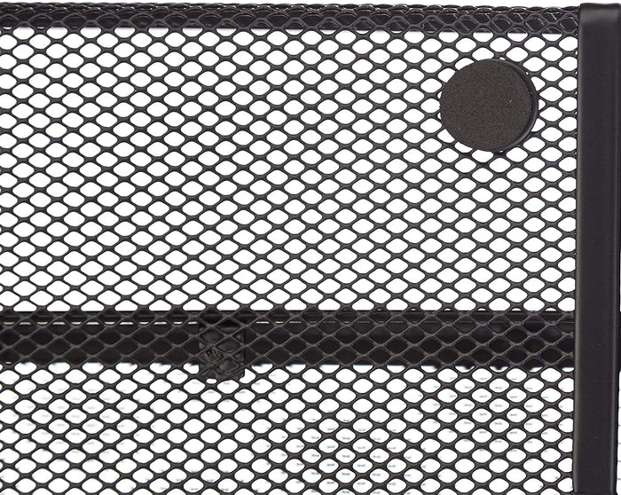 Portariviste in metallo portariviste portariviste 4 scomparti sala attesa nero 13_0002192_2