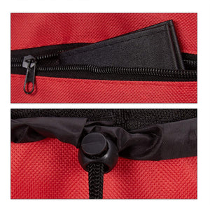 Carrello spesa pieghevole borsa estraibile carrello spesa 28 litri con ruote rosse 13_0000707_2