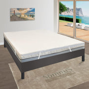 Topper Correttore Materasso 120x190 in Memory Una piazza e mezza Ortopedico Ipoallergenico 120x190 cm H7