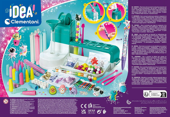 Laboratorio delle Penne - Kit Creativo per Realizzare Penne Colorate e Personalizzabili, Gioco per Bambini 6 Anni, Made