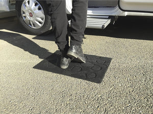 Zerbino Gomma Ingresso Raschiafango Dentato Robusto Antiscivolo 40x60 Cm Made In Italy