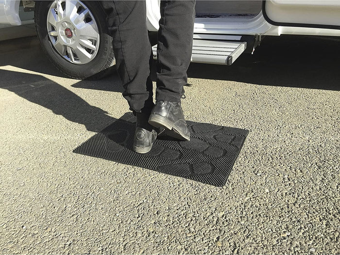 Zerbino Gomma Ingresso Raschiafango Dentato Robusto Antiscivolo 40x60 Cm Made In Italy