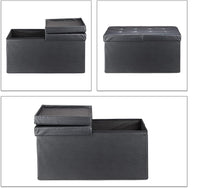 Panca con contenitore con coperchio in ecopelle 75 cm nero 13_0000372_2