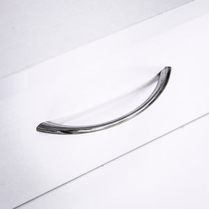 Easycomfort Scrivania per PC Ergonomica con Mensole, Armadietto, Cassetto e Piano Tastiera Estraibile, Bianca, 120x60x74cm