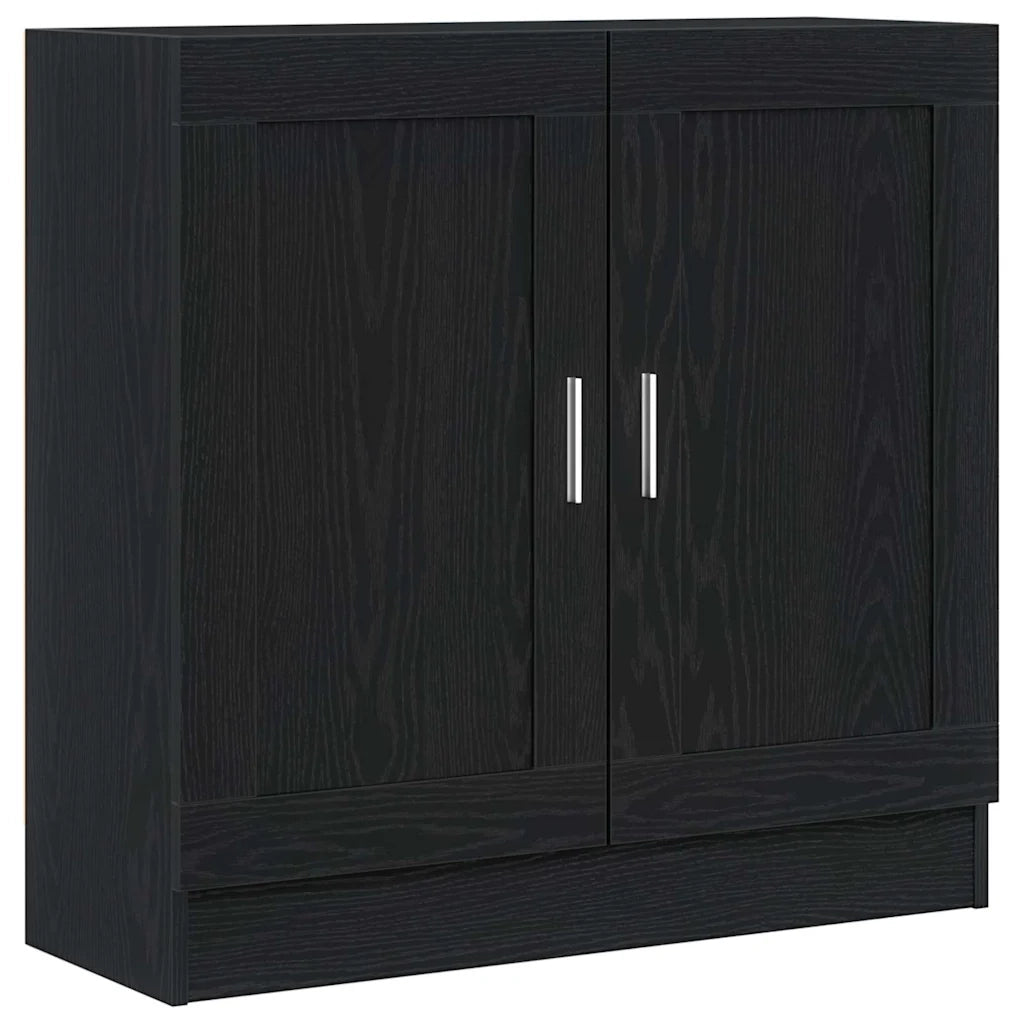 Armadio per Libri Rovere Nero 82,5 x 30,5 x 80 cm 862515